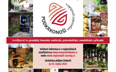 Výzva XVI. k předkládání žádostí o udělení značky PODKRKONOŠÍ regionální produkt