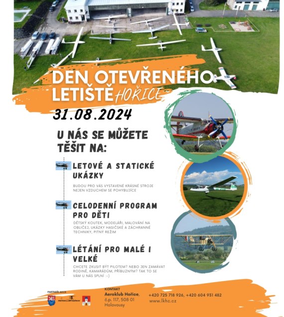 Den otevřeného letiště HOŘICE / 31.08.2024