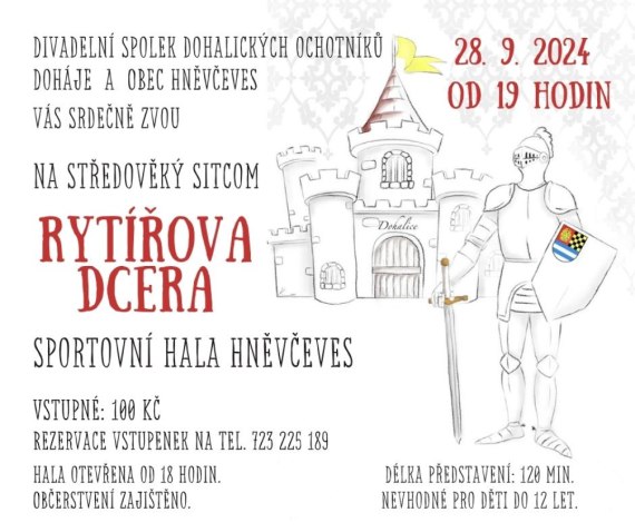 Divadelní představení Dohalických ochotníků / 28.09.2024 / Hněvčeves