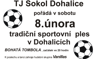 Sportovní ples v Dohalicích 08.02.2025