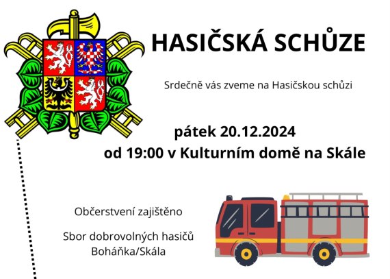 Hasičská schůze