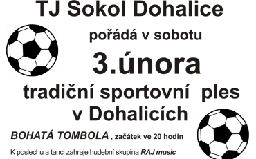 Sportovní ples v Dohalicích